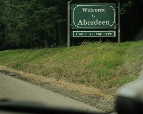 Aberdeen welcome sign